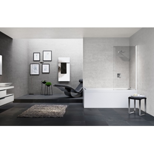 Pare-baignoire pivotant YOUNG 1V 70 cm- Transparent - Silver Pare-bain YOUNG 1V Pare-baignoire pivotant YOUNG 1V 70 cm- Transparent - Silver Pare-bain YOUNG 1V