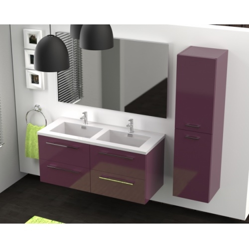 Meuble double vasque 117 Saturn 2.0 Aubergine SANS miroir** Cascade 120 aubergine-2 Meuble double vasque 117 Saturn 2.0 Aubergine SANS miroir** Cascade 120 aubergine-2
