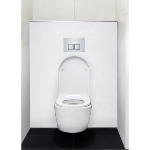 Habillage décoratif Bâti WC DECOFAST Élégance - Blanc Satiné