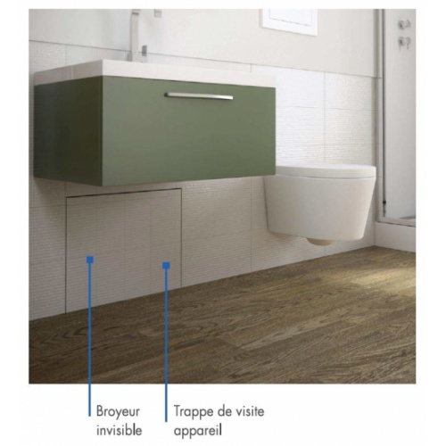 Broyeur adaptable W16P pour cuvette suspendue W16P TRappe Broyeur adaptable W16P pour cuvette suspendue W16P TRappe