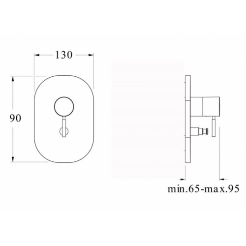 Mitigeur encastré douche 2 sortie sx SX - SX68928 INOX - Achat