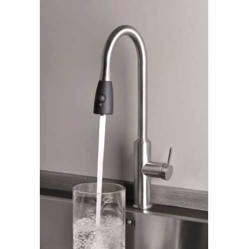 Mitigeur pour évier de cuisine ALTO 100% Inox avec douchette - KX53028 KX53028_AMB (3) Mitigeur pour évier de cuisine ALTO 100% Inox avec douchette - KX53028 KX53028_AMB (3)