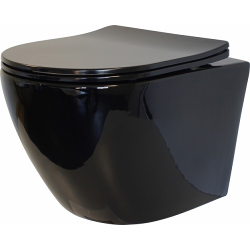 Pack Geberit Up320 Cuvette Sans Bride Kelos Noir Brillant Plaque