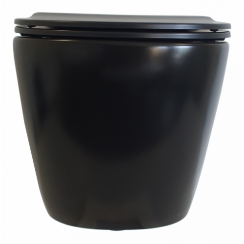 Pack WC Grohe Rapid SL + Cuvette sans bride KELOS Flush Noir Mat + Plaque Skate Air Chromé WCNM-face-ferme Pack WC Grohe Rapid SL + Cuvette sans bride KELOS Flush Noir Mat + Plaque Skate Air Chromé WCNM-face-ferme