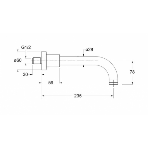 Bec de remplissage mural EXECUTIVE EV48451 Schéma Bec de remplissage mural EXECUTIVE EV48451 Schéma