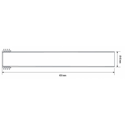 Manchon d'alimentation long pour bâti SIAMP Manchon d'alimentation long Schéma Manchon d'alimentation long pour bâti SIAMP Manchon d'alimentation long Schéma