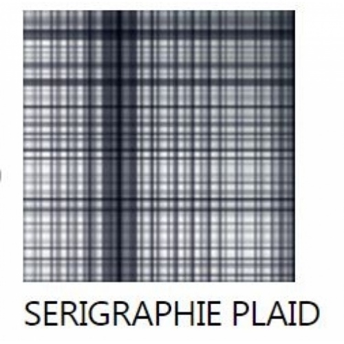 Paroi de douche Fixe KUADRA H Sérigraphié PLAID 60 cm Sérigraphie PLAID Paroi de douche Fixe KUADRA H Sérigraphié PLAID 60 cm Sérigraphie PLAID