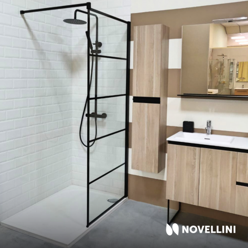 Paroi de douche fixe KUADRA H Stripes 100 cm KUADRA H STRIPES Expo Paroi de douche fixe KUADRA H Stripes 100 cm KUADRA H STRIPES Expo
