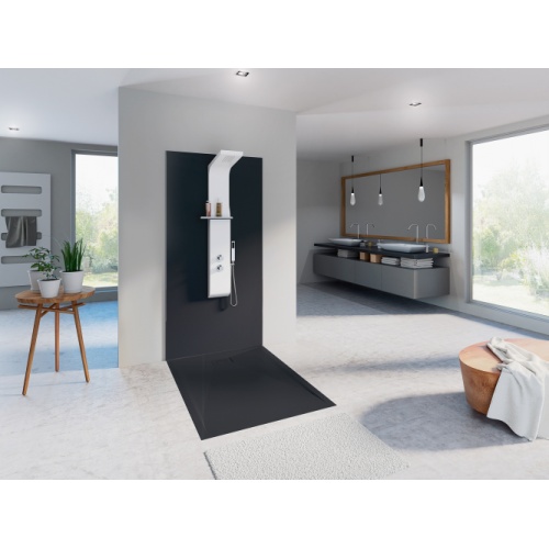 Colonne de douche design AQUAMOON en ABS Blanc Aquamoon_blanc Colonne de douche design AQUAMOON en ABS Blanc Aquamoon_blanc