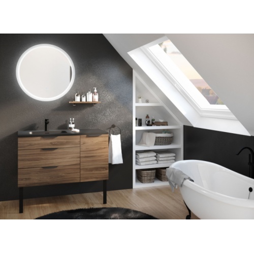 Meuble simple vasque MYTHIC 105 cm Cottage Noyer Meuble simple vasque MYTHIC 105 cm Cottage Noyer