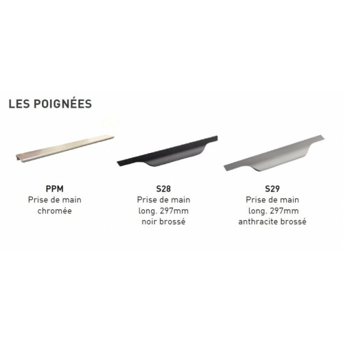 Meuble simple vasque MYTHIC 105 cm Cottage Noyer MYTHIC - Poignées Meuble simple vasque MYTHIC 105 cm Cottage Noyer MYTHIC - Poignées