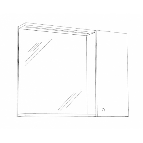 Meuble simple vasque MYTHIC 105 cm Cristal Anthracite Miroir Tablette 105 - DISCAC Meuble simple vasque MYTHIC 105 cm Cristal Anthracite Miroir Tablette 105 - DISCAC