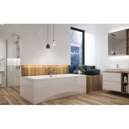 Baignoire double tête VIRGO 190x90 cm - SANS Tablier VIRGO 190x90 Ambiance Baignoire double tête VIRGO 190x90 cm - SANS Tablier VIRGO 190x90 Ambiance