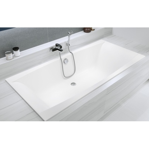 Baignoire double tête VIRGO 190x90 cm - SANS Tablier VIRGO 190x90 cm encastrée Baignoire double tête VIRGO 190x90 cm - SANS Tablier VIRGO 190x90 cm encastrée