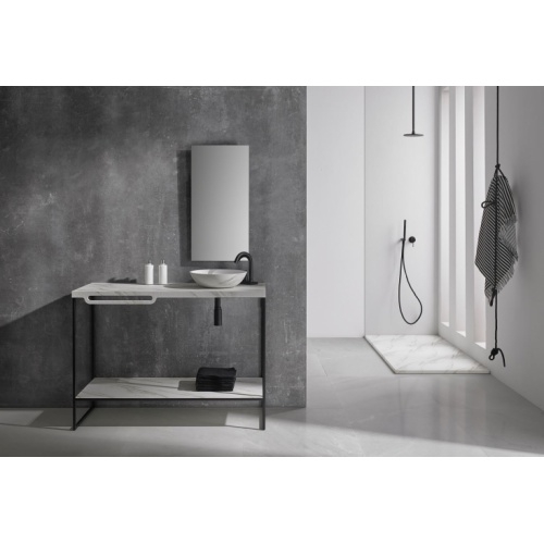 Receveur de douche MIRAGE Marbre Blanc - 100x100 cm Mirage Marbre Blanc Ambiance  Receveur de douche MIRAGE Marbre Blanc - 100x100 cm Mirage Marbre Blanc Ambiance