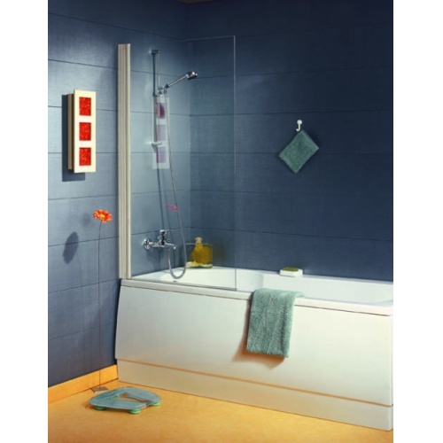 Pare-baignoire NPB1 pivotant 1 volet - Profilé Blanc 80cm* EPURE Blanc Pare-baignoire NPB1 pivotant 1 volet - Profilé Blanc 80cm* EPURE Blanc