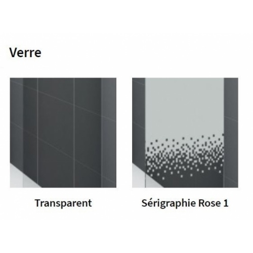 Paroi 1 porte coulissante KUADRA 2.0 2PH - Noir - Verre Transparent - Gauche - 100cm Verre KUADRA Paroi 1 porte coulissante KUADRA 2.0 2PH - Noir - Verre Transparent - Gauche - 100cm Verre KUADRA
