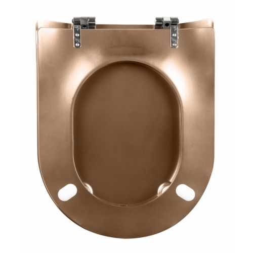 Abattant WOOD Slim Reflet Cuivre - Descente Manuelle WOOD Slim Cuivre (3) Abattant WOOD Slim Reflet Cuivre - Descente Manuelle WOOD Slim Cuivre (3)