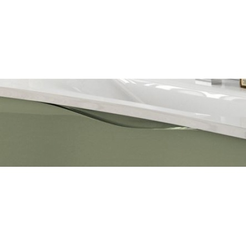 Meuble Simple Vasque Curl 120cm Coton Brillant Cedam