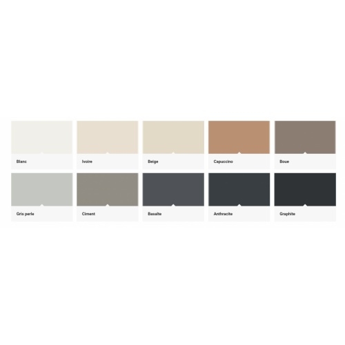 Option couleur pour la grille de vidage Palette de couleur CENTURIA Option couleur pour la grille de vidage Palette de couleur CENTURIA