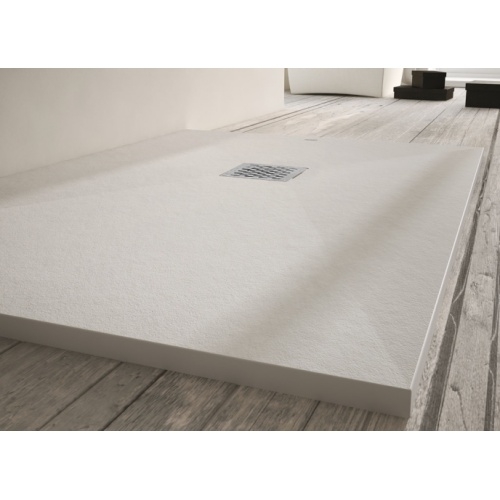 Receveur de douche CENTURIA Stone Nox Beige - 100x80 cm CENTURIA-Pierre Inox Receveur de douche CENTURIA Stone Nox Beige - 100x80 cm CENTURIA-Pierre Inox