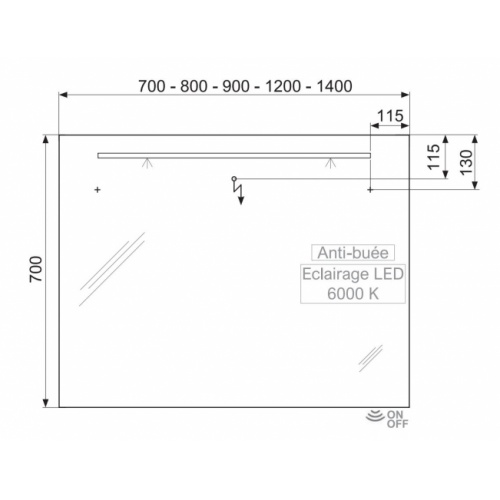 Meuble simple vasque VOGUE/LOFT 90 Opale Anthracite Miroir NEA Techniques Meuble simple vasque VOGUE/LOFT 90 Opale Anthracite Miroir NEA Techniques