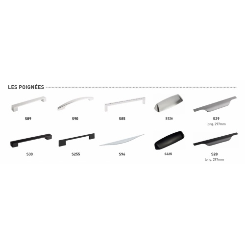 Meuble simple vasque INTEGRALE 105 cm Cristal Blanc Poignées Intégrale Meuble simple vasque INTEGRALE 105 cm Cristal Blanc Poignées Intégrale