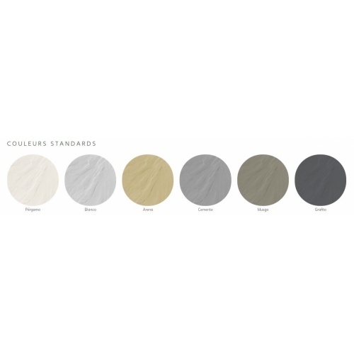 Receveur de douche 100x100 Graphite écoulement linéaire Ardesia Coloris DOCCIA Receveur de douche 100x100 Graphite écoulement linéaire Ardesia Coloris DOCCIA