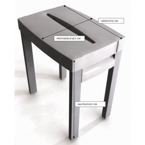 Tabouret de douche pour cabine Kinedo Tabouret SIEGE18 Tabouret de douche pour cabine Kinedo Tabouret SIEGE18