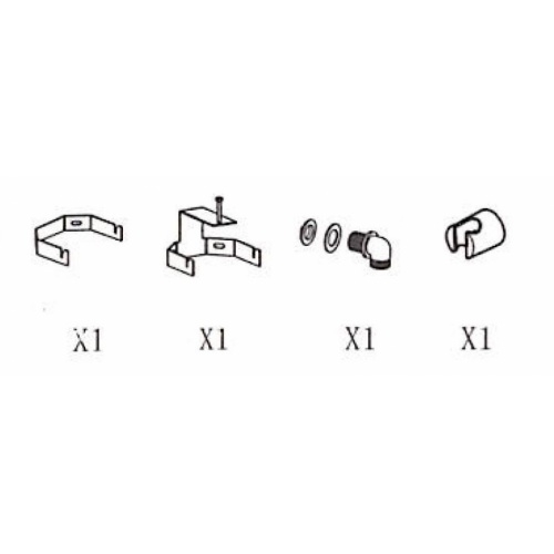 Système d'installation en angle pour colonne ESSENTIAL/EVOLUTION* Kit fixation angle Système d'installation en angle pour colonne ESSENTIAL/EVOLUTION* Kit fixation angle