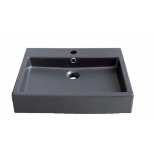 Meuble simple vasque BLACKLINE en Chêne Huilé Naturel - 109 cm Vasque TANK Noir Mat Meuble simple vasque BLACKLINE en Chêne Huilé Naturel - 109 cm Vasque TANK Noir Mat
