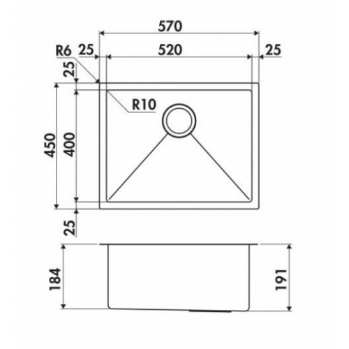 Cuve ANDORA en Inox Cuivre ANDORA Schéma Cuve ANDORA en Inox Cuivre ANDORA Schéma