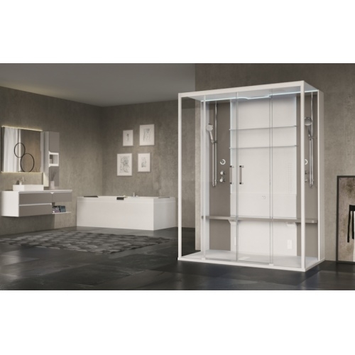 Cabine de douche multifonction SKILL DUAL Perla 160x97 cm SKILLDUAL Cabine de douche multifonction SKILL DUAL Perla 160x97 cm SKILLDUAL