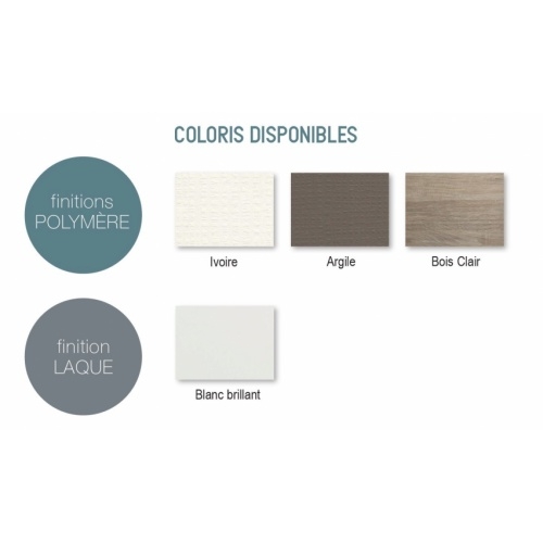 Colonne de salle de bain TOOLA 135cm Ivoire Coloris TOOLA