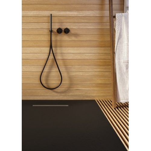 Receveur de douche souple SolidSoft LINEAR DRAIN Noir 100x140 cm Linear Drain Noir Zoom Receveur de douche souple SolidSoft LINEAR DRAIN Noir 100x140 cm Linear Drain Noir Zoom