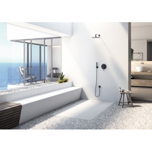 Receveur de douche souple SolidSoft LINEAR DRAIN Blanc 90x140 cm Linear Drain Blanc Ambiance Receveur de douche souple SolidSoft LINEAR DRAIN Blanc 90x140 cm Linear Drain Blanc Ambiance
