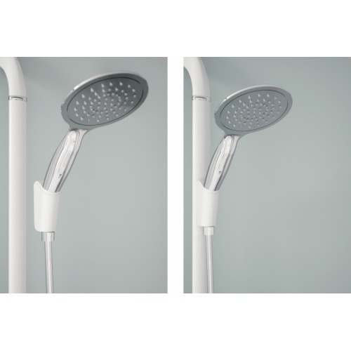 Barre de douche en T inversé avec douchette aimantée Douchette main aimantée Barre de douche en T inversé avec douchette aimantée Douchette main aimantée