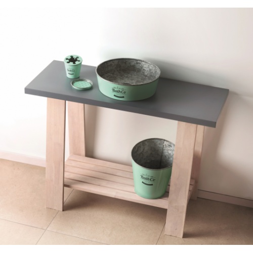 zzzEnsemble de salle de bains KIOTO en Zinc Aquamarine 8329_Set Kioto_Agua marina zzzEnsemble de salle de bains KIOTO en Zinc Aquamarine 8329_Set Kioto_Agua marina