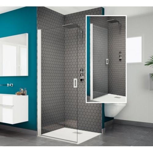 Paroi de douche simple pivotante SMART Solo P - 90 cm Paroi de douche simple pivotante SMART Solo P - 90 cm