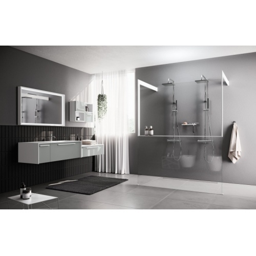 Paroi KUADRA HF FRAME avec étagères porte-objets - Blanc 114 cm KUADRA HF FRAME Paroi KUADRA HF FRAME avec étagères porte-objets - Blanc 114 cm KUADRA HF FRAME