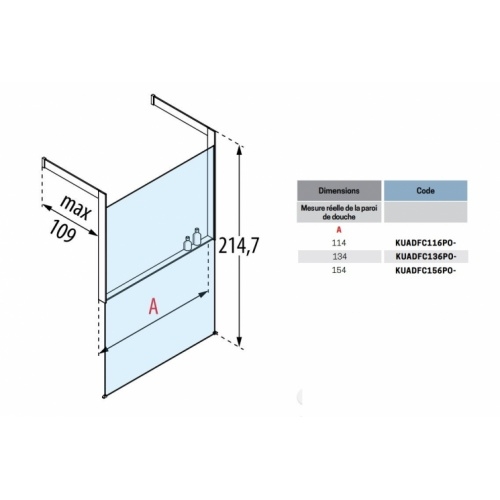 Paroi KUADRA HF FRAME avec étagères porte-objets - Blanc 114 cm FRAME Porte Objet Schéma Paroi KUADRA HF FRAME avec étagères porte-objets - Blanc 114 cm FRAME Porte Objet Schéma