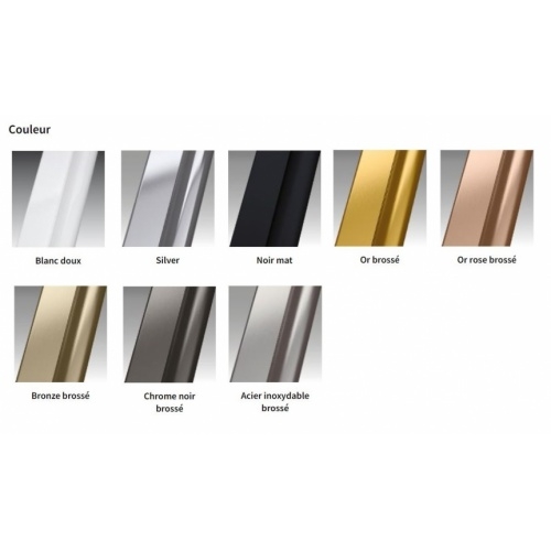 Porte-objets FRAME pour paroi de douche - Blanc Mat Coloris FRAME 2025 Porte-objets FRAME pour paroi de douche - Blanc Mat Coloris FRAME 2025