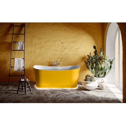 Baignoire îlot SHIP Nero - 160x70 cm SHIP Senape Baignoire îlot SHIP Nero - 160x70 cm SHIP Senape