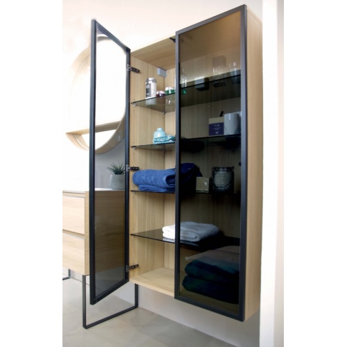 Meuble simple vasque OAKWOOD 120 cm Chêne Clair Colonne OAKWOOD Meuble simple vasque OAKWOOD 120 cm Chêne Clair Colonne OAKWOOD