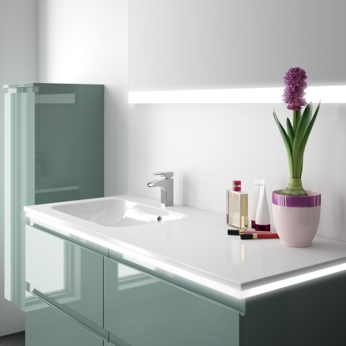 Meuble simple vasque décalé GLOSS 120 cm Feutrine Brillant gloss-zoom1_1 Meuble simple vasque décalé GLOSS 120 cm Feutrine Brillant gloss-zoom1_1