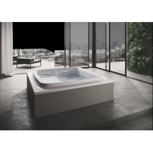 Baignoire SKYLINE 190x190 cm seule - Blanc brillant - Illumatherapy SKYLINE Baignoire SKYLINE 190x190 cm seule - Blanc brillant - Illumatherapy SKYLINE