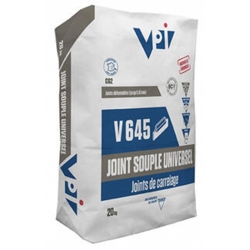 Mortier Joint Souple V645 Granit - 20kg - VPI 
