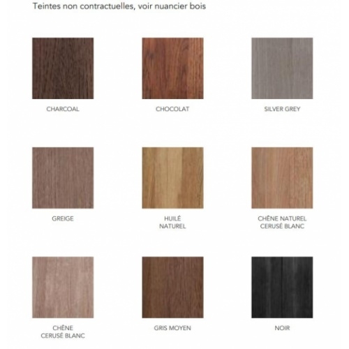 Plan de toilette Lave-Mains en Chêne Brut Coloris Chêne