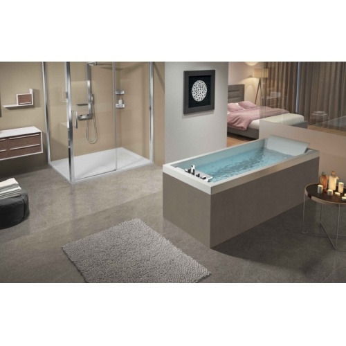 Baignoire SENSE 4 2.0 avec châssis - Blanc Mat - 170x70cm - Avec Robinetterie 