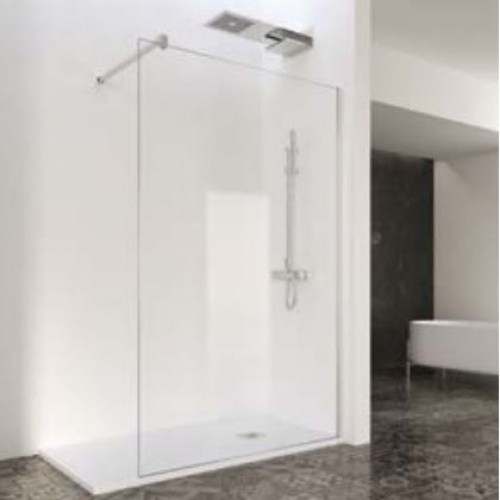 Paroi de douche fixe FADO Transparent - Argent - 120 cm FADO 2